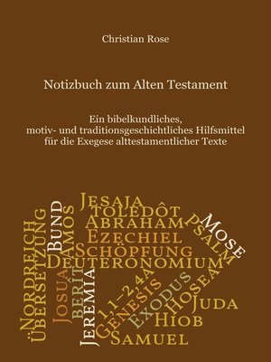 cover image of Notizbuch zum Alten Testament